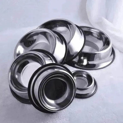 Classic Non slip Stainless Steel pet Feed Bowls