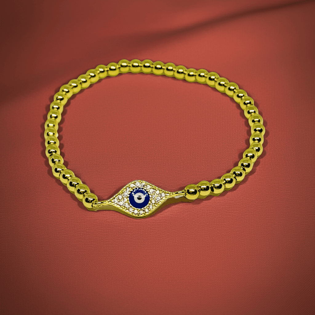 Slip-on beaded bracelets