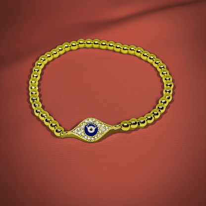 Slip-on beaded bracelets