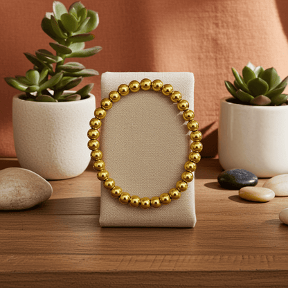 Slip-on beaded bracelets