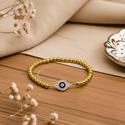 Slip-on beaded bracelets