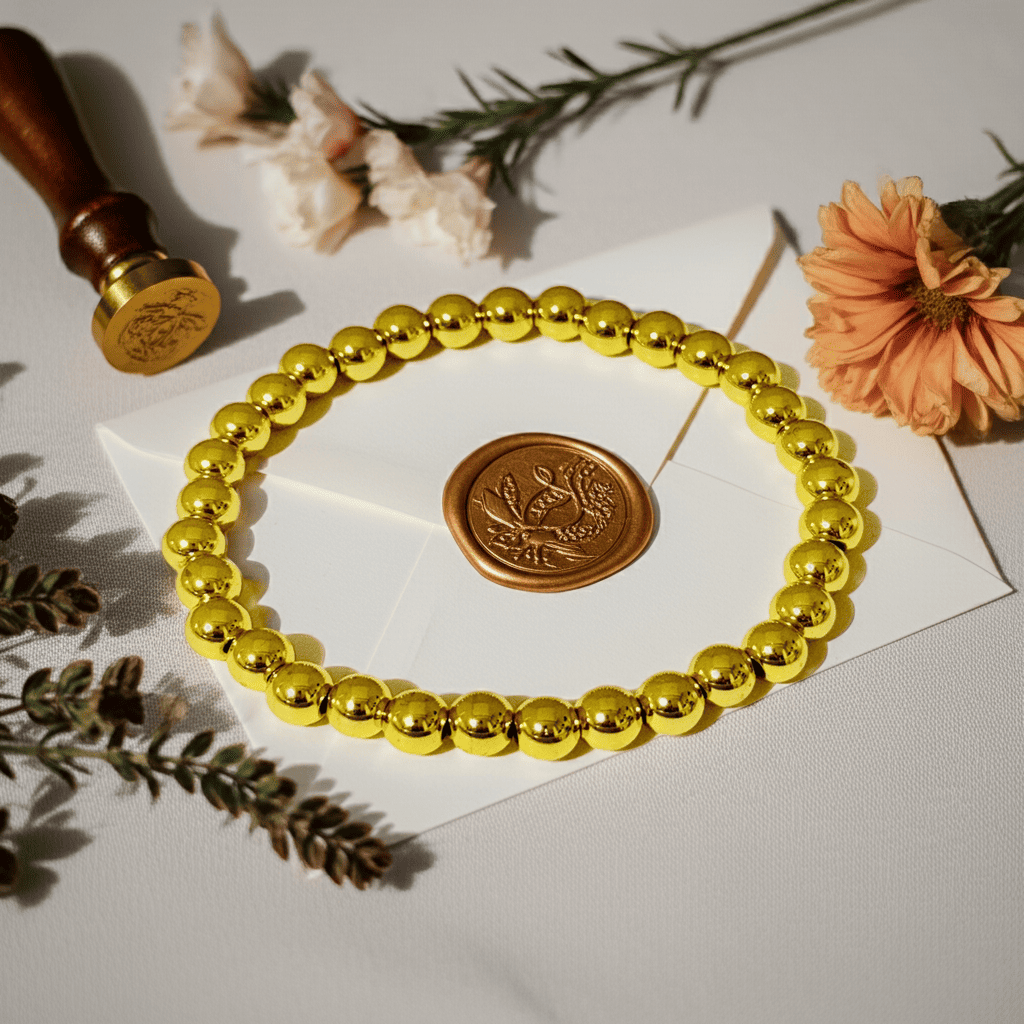 Slip-on beaded bracelets