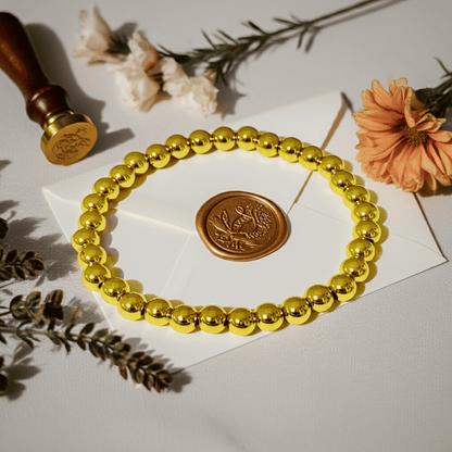 Slip-on beaded bracelets