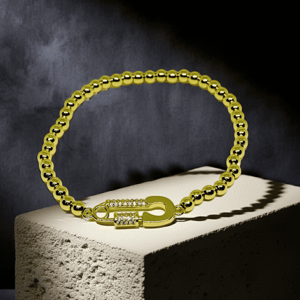 Slip-on beaded bracelets