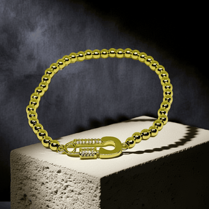 Slip-on beaded bracelets