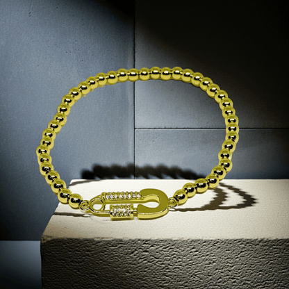 Slip-on beaded bracelets