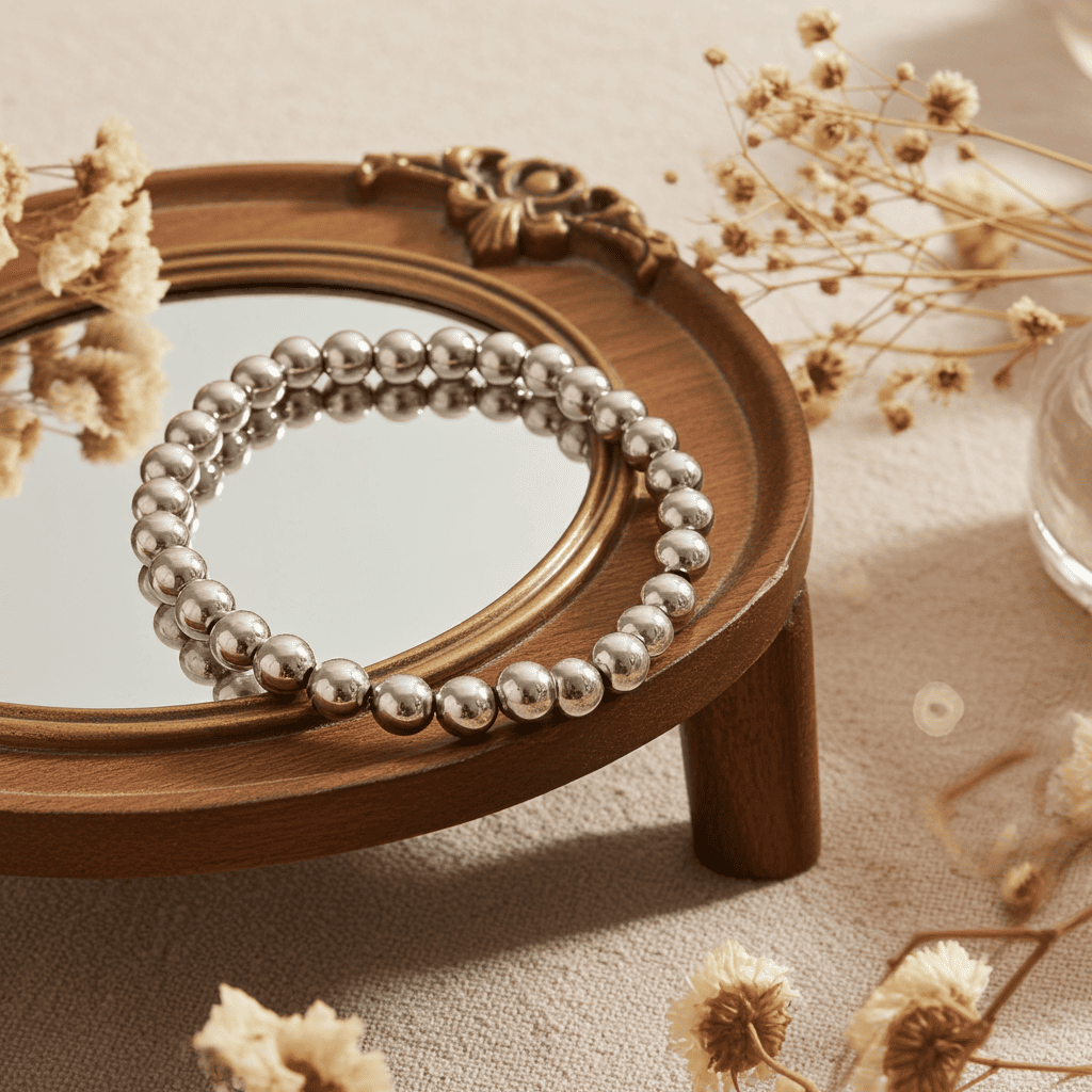 Slip-on beaded bracelets