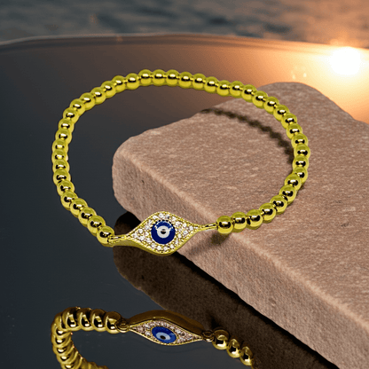 Slip-on beaded bracelets