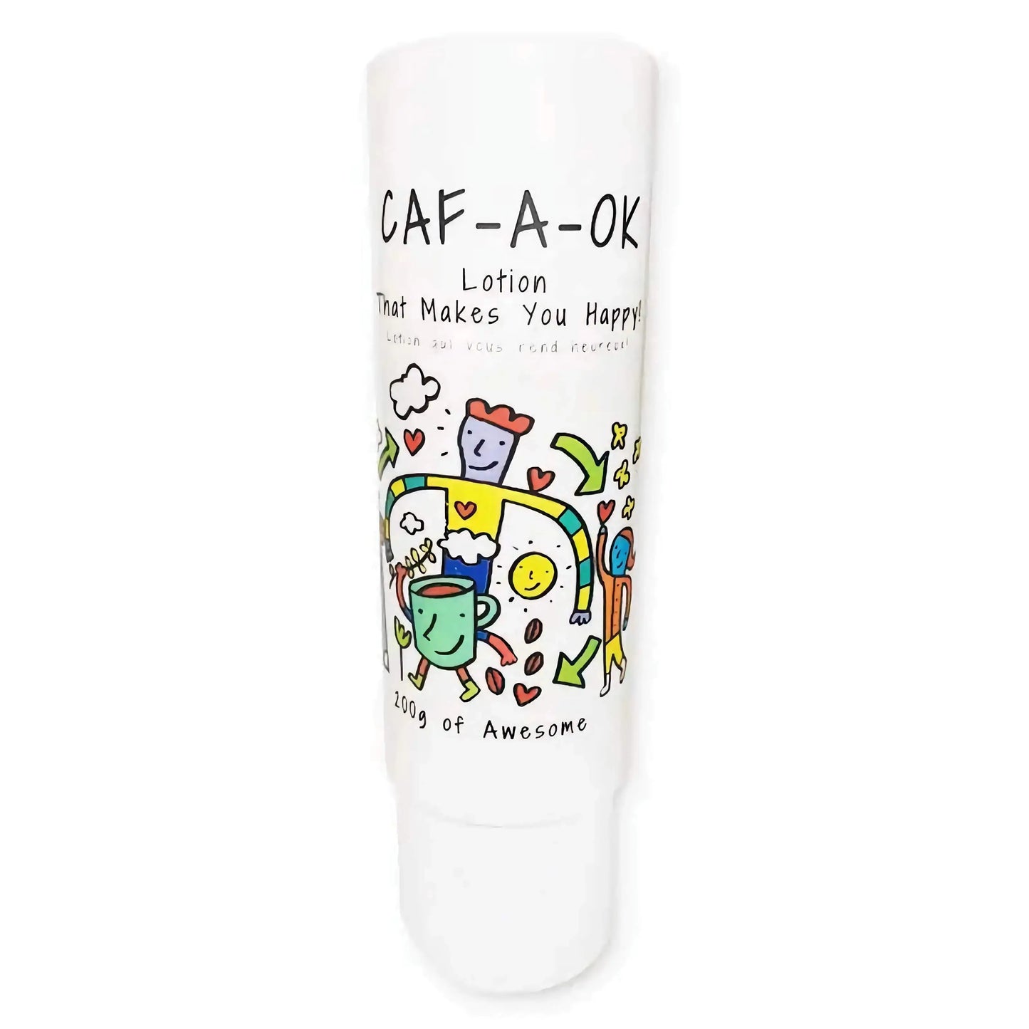 Caf-A-OK - Lait Corporel au Beurre de Cacao et à l'Huile Essentielle de Café