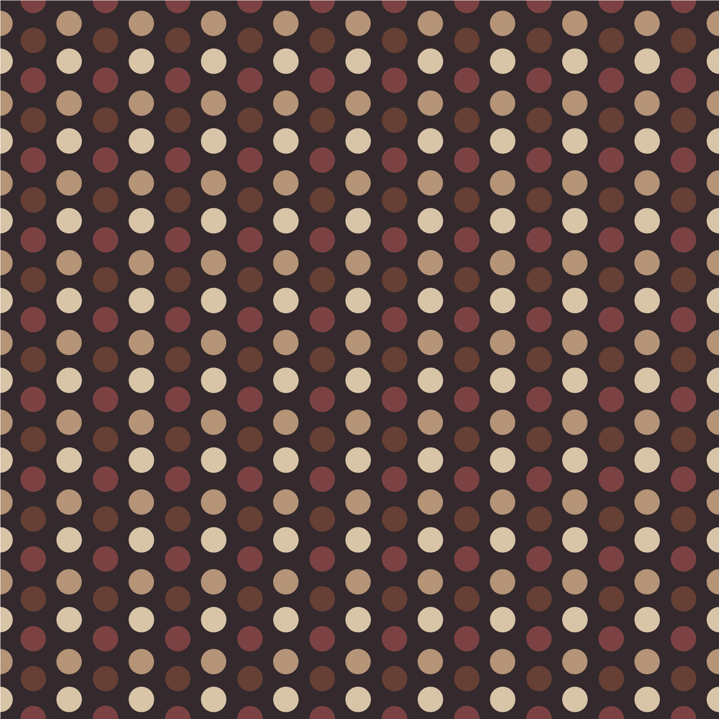 Craft HTV Coffee Polka Dots Pattern