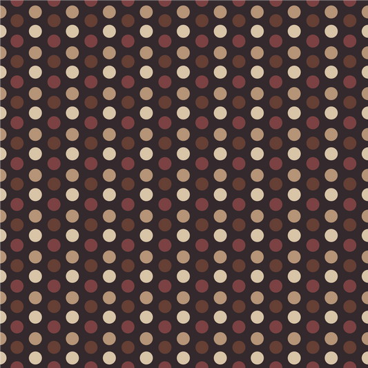 Craft HTV Coffee Polka Dots Pattern