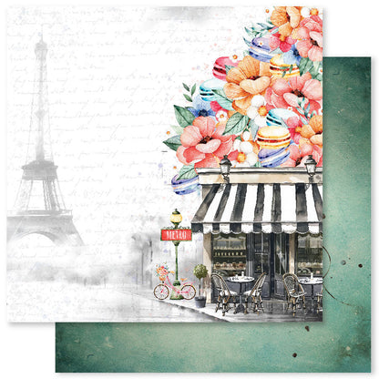 Coffee In Paris 12x12 Paper Collection 32304