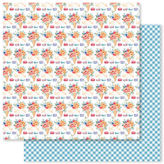 Coffee In Paris F 12x12 Paper (12pc Bulk Pack) 32322