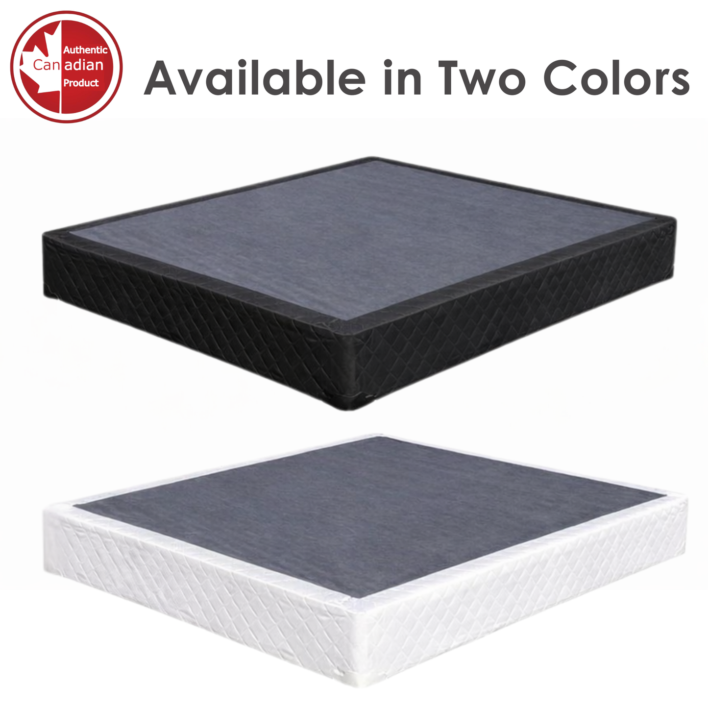Ensemble matelas et sommier UltraFlex® EUPHORIA 14" Orthopédique Eurotop Ressorts ensachés Mousse encapsulée Matelas hybride écologique (Fabriqué au Canada)