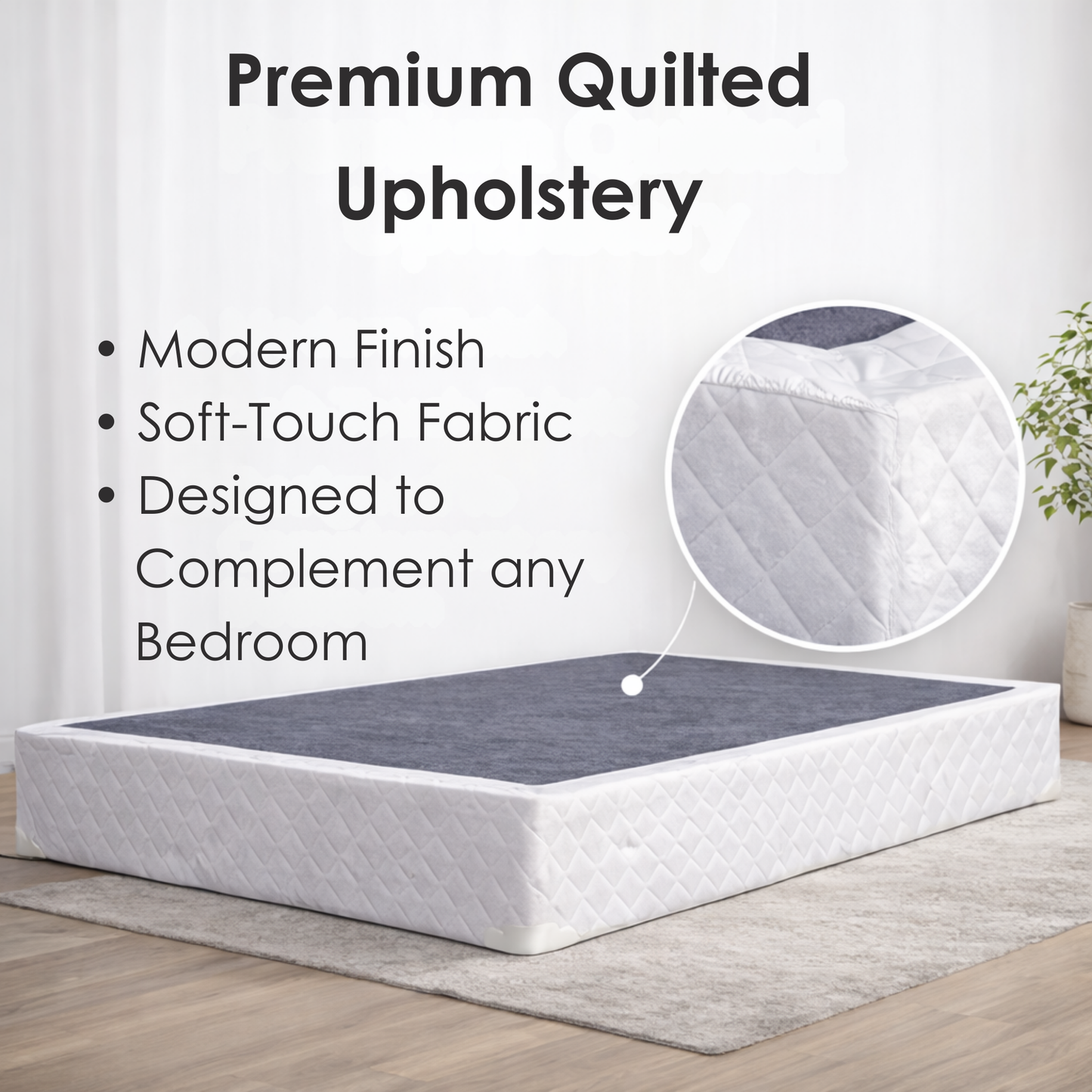 UltraFlex® INSPIRE PLUS Mattress and BoxSpring Set Orthopedic Luxury Gel Memory Foam, Optimal Comfort, Breathable, Eco-friendly Mattress (Made in Canada)