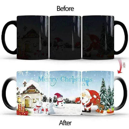 Color Change Christmas Mug Heat Sensitive Cup