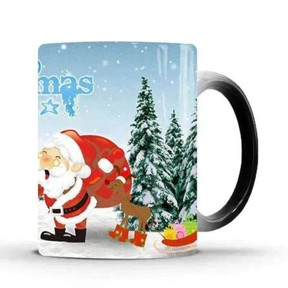 Color Change Christmas Mug Heat Sensitive Cup