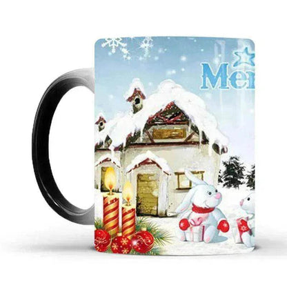 Color Change Christmas Mug Heat Sensitive Cup