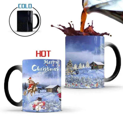 Color Change Christmas Mug Heat Sensitive Cup