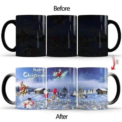 Color Change Christmas Mug Heat Sensitive Cup