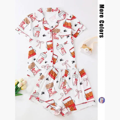 Comfort And Casual Fashion Pajamas For Women Suit