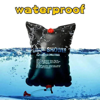 Compact 20L Solar Shower for Camping