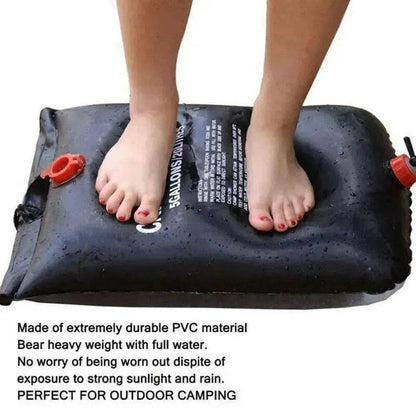 Compact 20L Solar Shower for Camping
