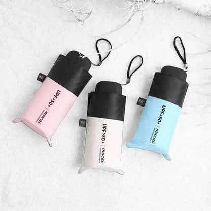 Compact UV-Proof Mini Umbrella: Windproof & Durable