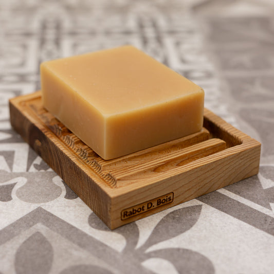 Porte-savon en bois « D-Coulé »