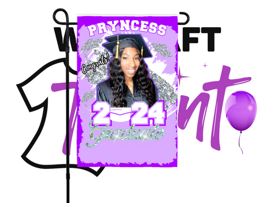 Custom Graduation Flag with Photo