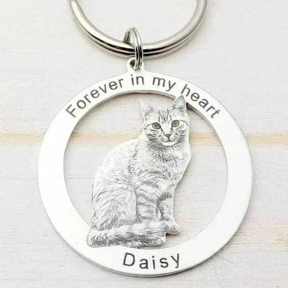 Costumed Picture Pet Memo Keyring Keychain