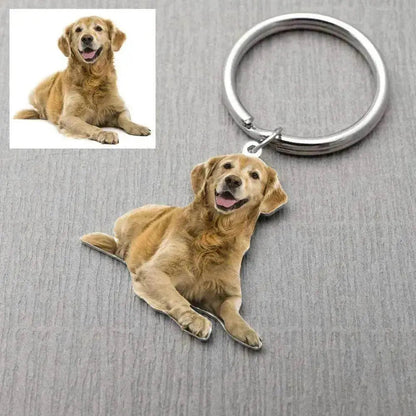 Costumed Picture Pet Memo Keyring Keychain