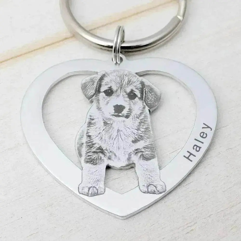 Costumed Picture Pet Memo Keyring Keychain