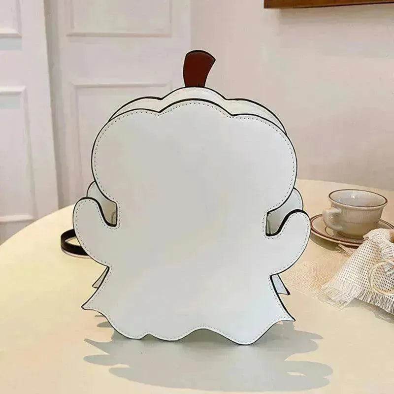 Creative 3D Pumpkin Ghost Shoulder Bag: Cute Women's Purse