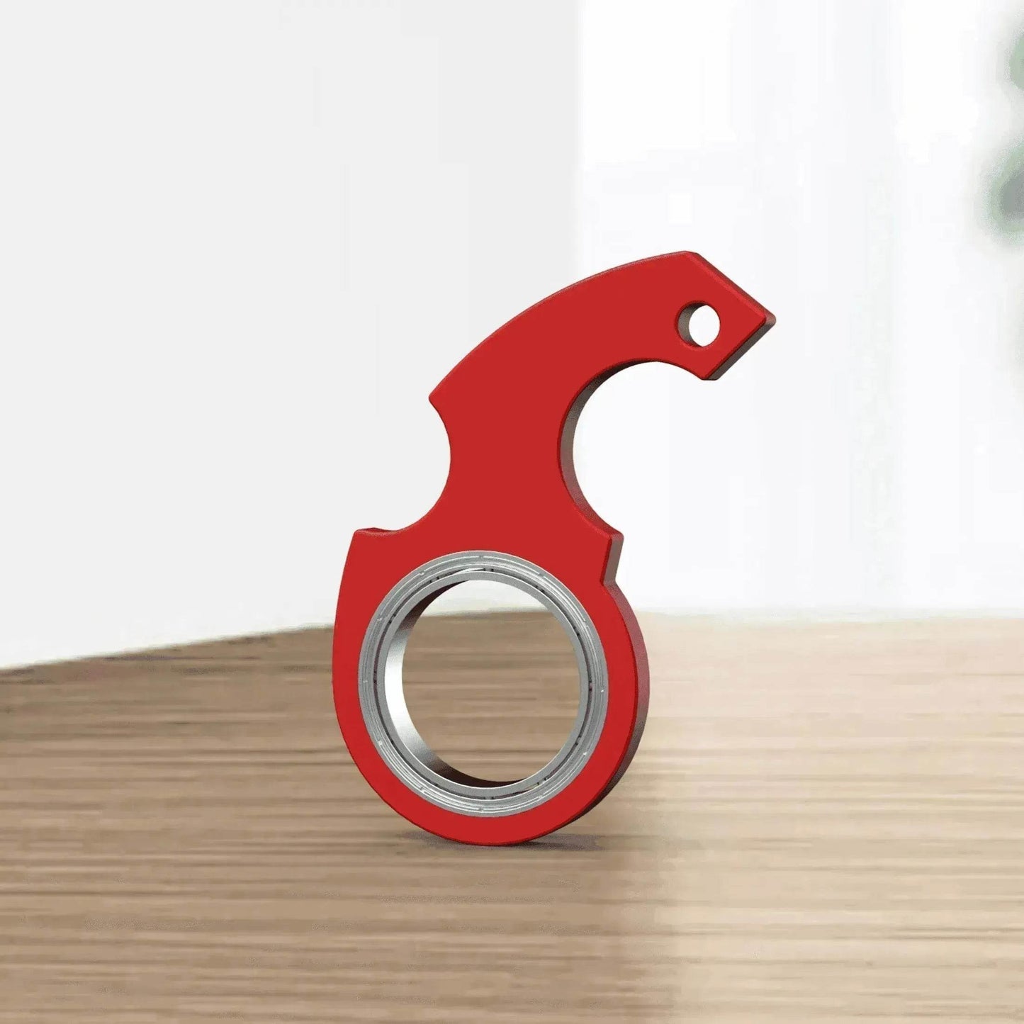 Creative Finger Spinner  Relieves Stress Anti Anxiety Keychain