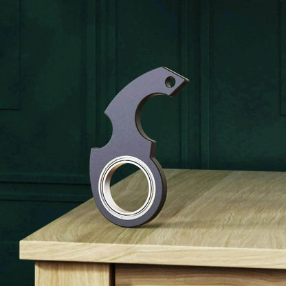 Creative Finger Spinner  Relieves Stress Anti Anxiety Keychain