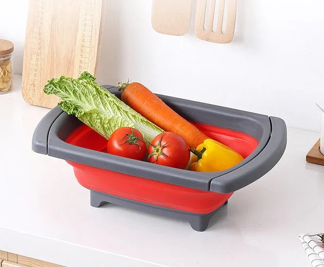 Bassin d'eau pliable créatif avec fonction de fuite