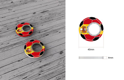 Creative Soccer World Teams Fidget Spinner Anti-Anxiety Relieves Stress Toy Keychain