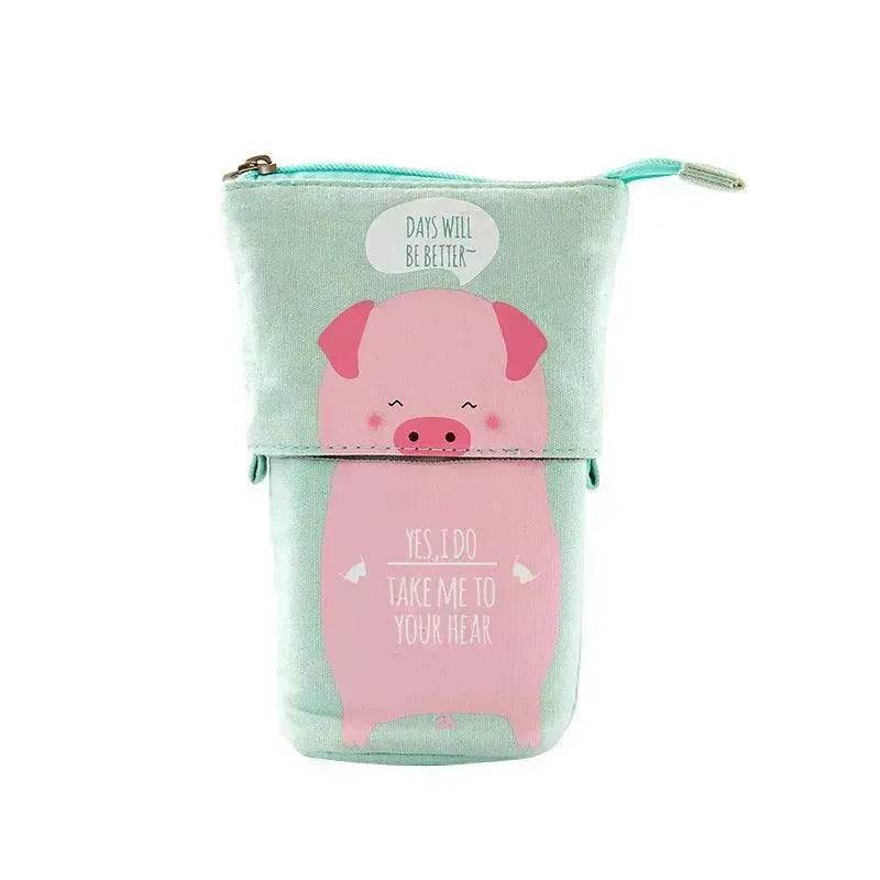 Creative student stationery canvas pencil bag