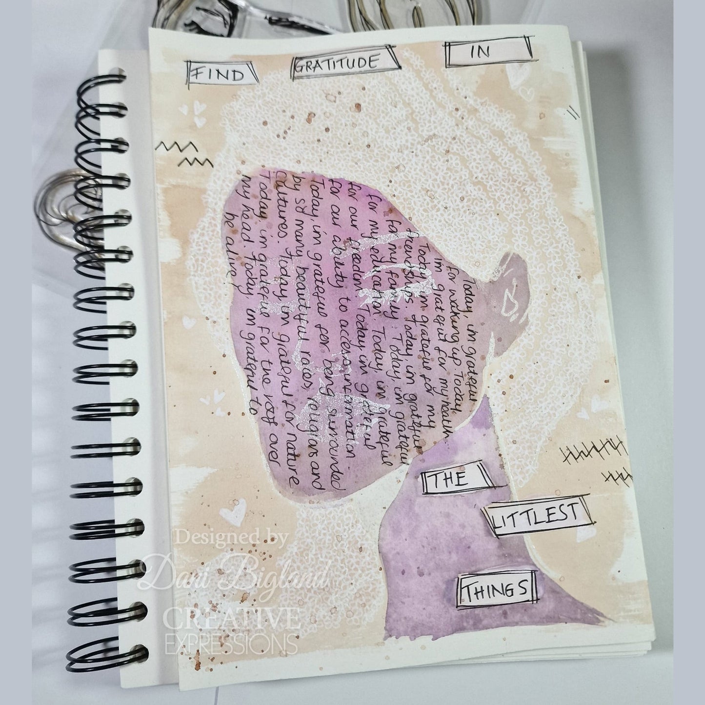 Creative Expressions Jane Davenport Facetime 6 in x 8 in Clear Stamp Set