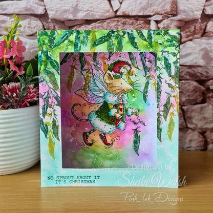 Pink Ink Designs Twist & Sprout 6 in x 8 in Clear Stamp Set