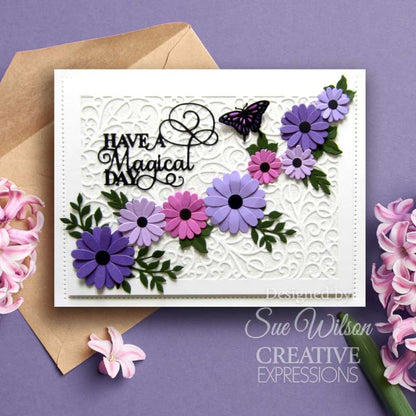 Creative Expressions Sue Wilson Finishing Touches Bountiful Butterflies Craft Die