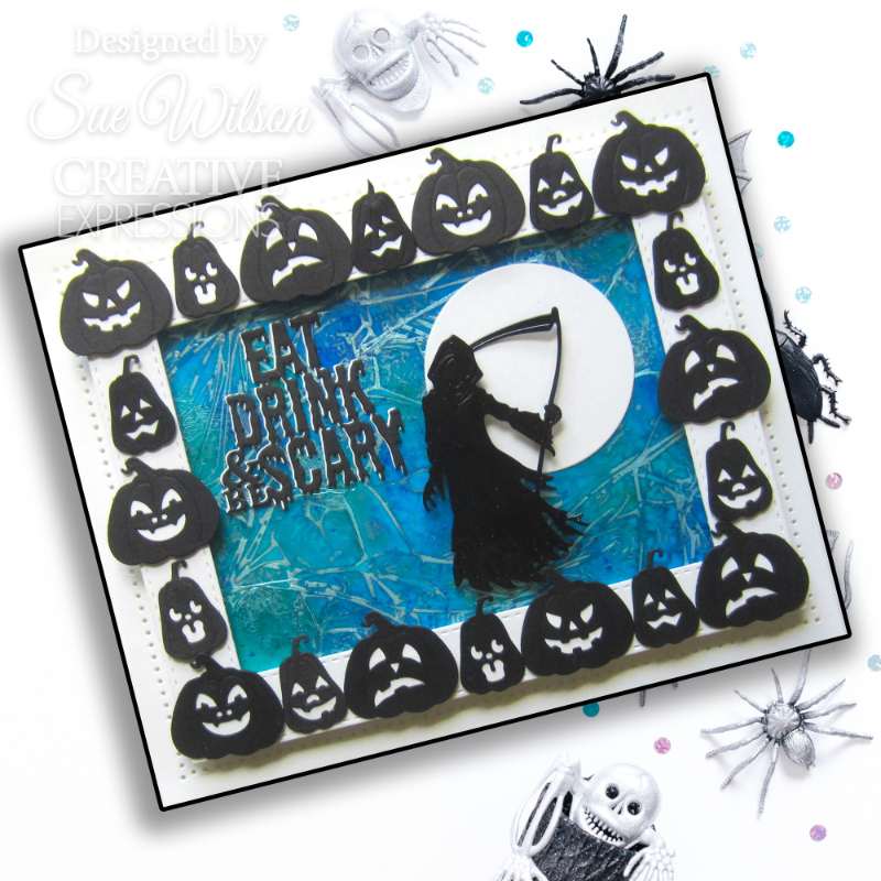 Matrice de découpe Cadre squelette d'Halloween Sue Wilson Creative Expressions
