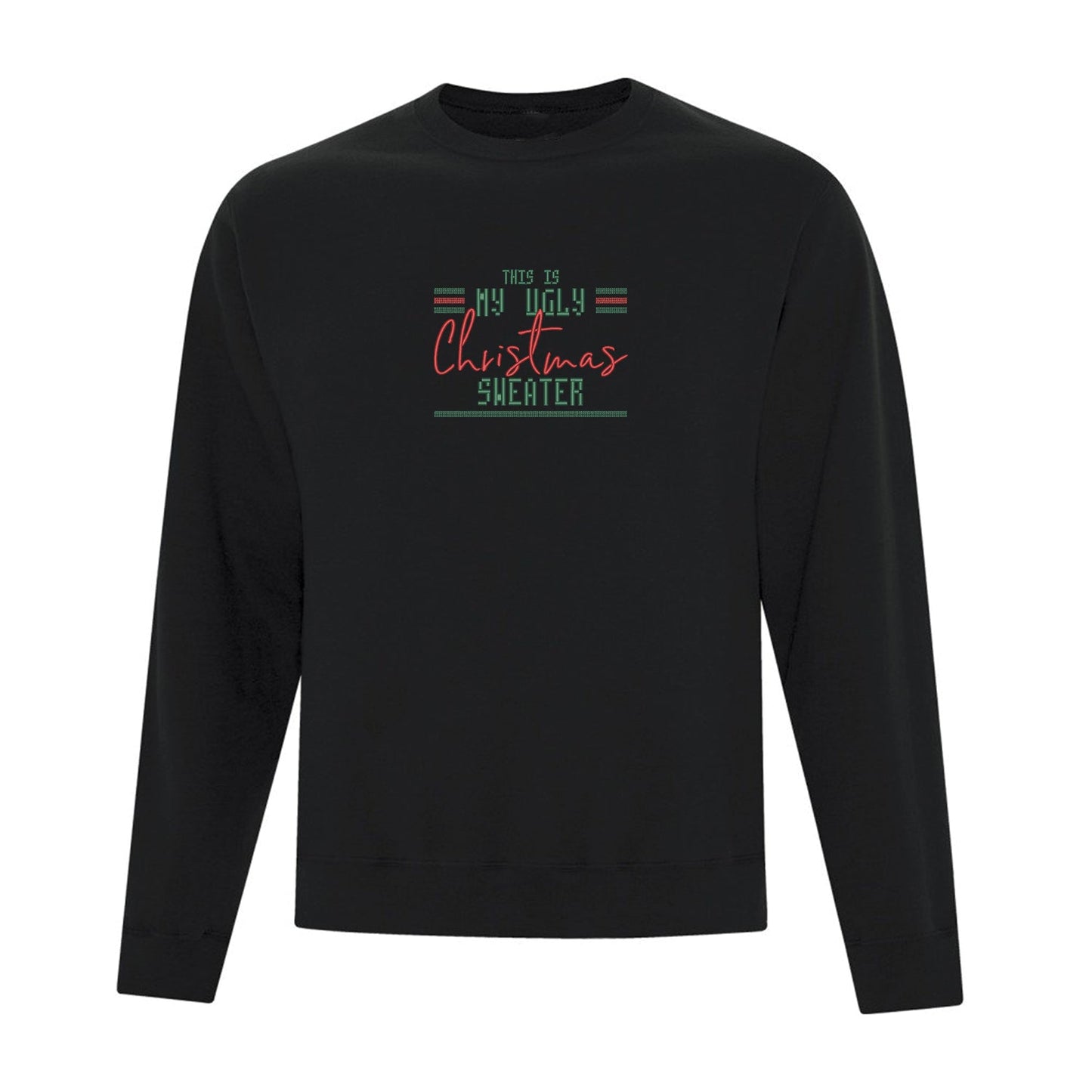 Crewneck "Ugly Christmas Sweater" brodé