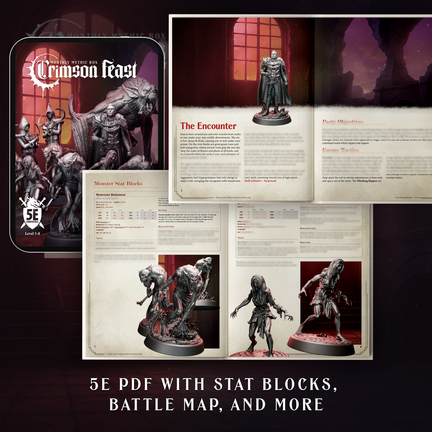 Crimson Feast | 5e Ready to Run Combat Encounter