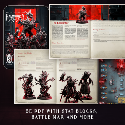 Haemoturgy Lab | 5e Ready to Run Combat Encounter