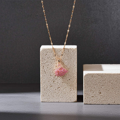 Swan Necklace Pendant & Ear Studs