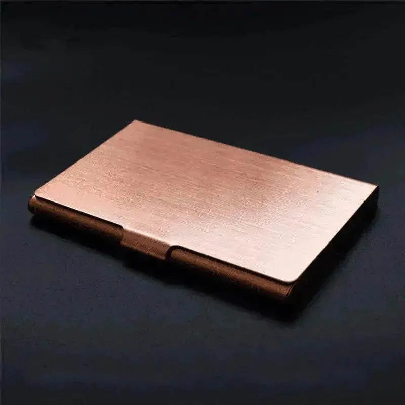 Customized Metal titanium business card holder
