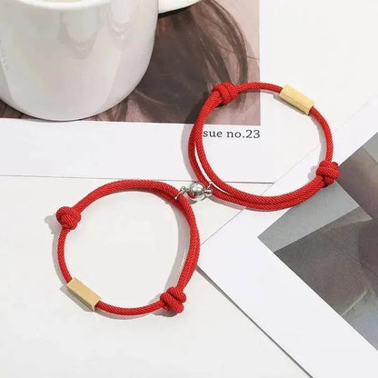 Customized Name Bracelet Eternal Love Magnet Staniless Steel Couples Bracelet
