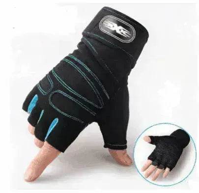 Cycling Gloves Half Finger Breathable Elastic for gym